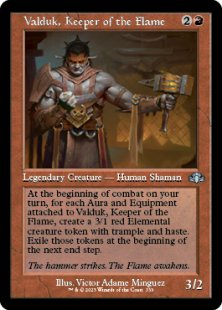 Valduk, Keeper of the Flame (foil) (showcase)