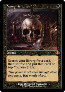 Vampiric Tutor (foil) (showcase)