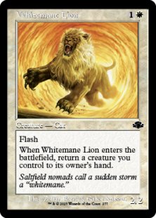 Whitemane Lion (foil) (showcase)