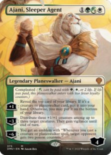 Ajani, Sleeper Agent (#375) (Pre-Phyrexian) (foil) (borderless)