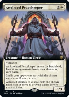 Anointed Peacekeeper (foil) (extended art)
