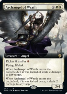Archangel of Wrath (foil) (extended art)