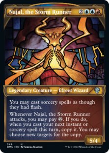 Najal, the Storm Runner (textured foil) (showcase) - Dominaria United Varianten | Bazaar of Magic Najal, the Storm Runner (textured foil) (showcase) - Dominaria United Varianten | Bazaar of Magic
