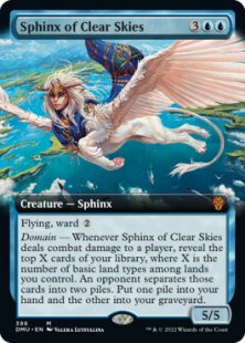 Sphinx of Clear Skies (foil) (extended art)