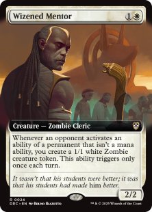 Wizened Mentor (extended art)