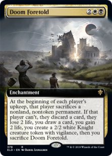 Doom Foretold (foil) (extended art)