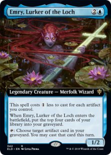 Emry, Lurker of the Loch (foil) (extended art)