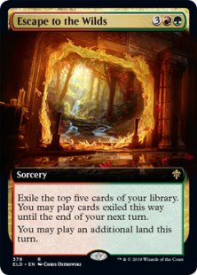 Escape to the Wilds (foil) (extended art)