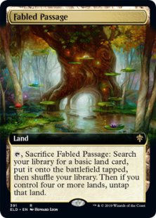 Fabled Passage (foil) (extended art)