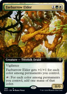 Faeburrow Elder (foil) (extended art)