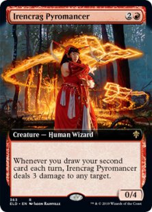 Irencrag Pyromancer (foil) (extended art)