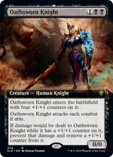Oathsworn Knight (foil) (extended art)