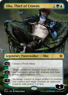 Oko, Thief of Crowns (foil) (borderless)