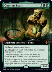 Questing Beast (foil) (extended art)