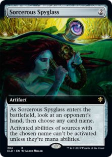 Sorcerous Spyglass (foil) (extended art)