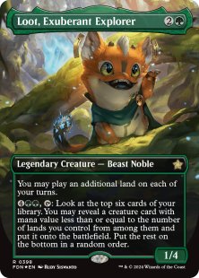 loot cards mtg Loot, the Pathfinder [212] [Aetherdrift] [Foil]  Face to Face Games The Big Score (BIG) #21 Illustrated by Rudy Siswanto Magic FDN] Loot, Exuberant Explorer 
