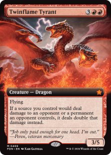 Twinflame Tyrant (#427) (foil) (showcase) (Japanese