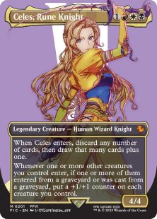 Celes, Rune Knight (#201) (borderless)