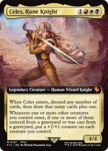 Celes, Rune Knight (#167) (extended art)