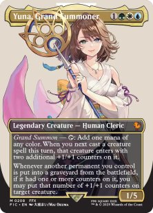 Yuna, Grand Summoner (#208) (borderless)