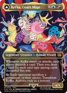 Kefka, Court Mage (#322) (borderless)