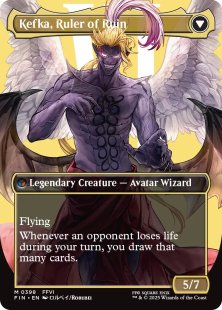 Kefka, Court Mage (#398) (foil) (borderless) - Final Fantasy