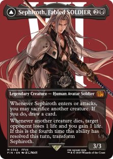 Sephiroth, Fabled SOLDIER (#382) (borderless)