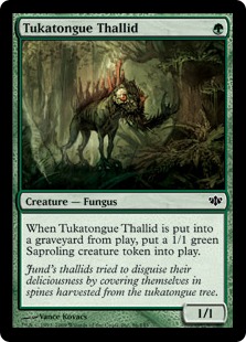 Tukatongue Thallid - Conflux | Bazaar of Magic