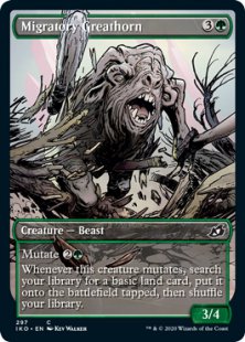 Migratory Greathorn (foil) (showcase)