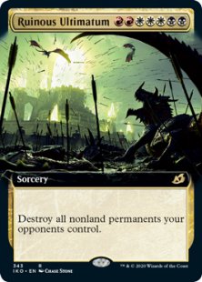 Ruinous Ultimatum (foil) (extended art)