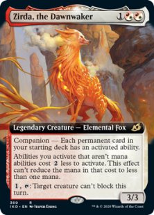 Zirda, the Dawnwaker (extended art)