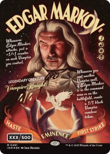 Edgar Markov (#491) (double rainbow foil) (borderless)