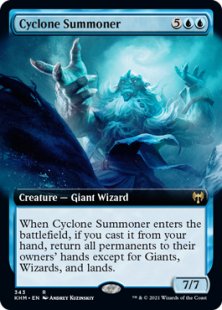 Cyclone Summoner (foil) (extended art)