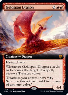 Goldspan Dragon (foil) (extended art)