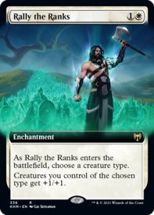 Rally the Ranks (foil) (extended art)