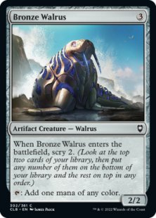 Bronze Walrus (foil)