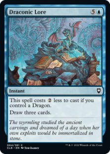 Draconic Lore (foil)