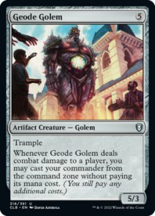 Geode Golem (foil)