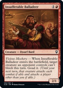 Insufferable Balladeer (foil)