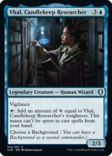 Vhal, Candlekeep Researcher (foil)