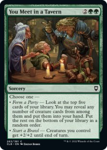 You Meet in a Tavern (foil)