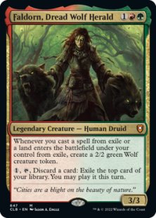 Faldorn, Dread Wolf Herald (foil)