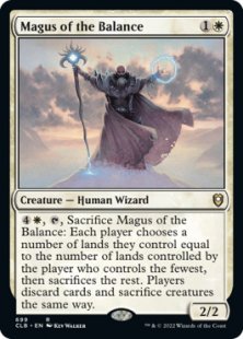 cards like balance mtg Magic The Gathering - Each player chooses a number of lands he or she controls equal to the number of lands controlled by the player who controls the fewest Similar cards to Natural Balance