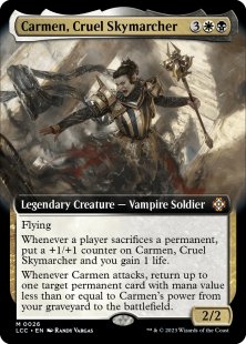 Carmen, Cruel Skymarcher (extended art)