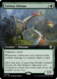 Curious Altisaur (extended art)