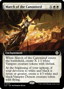 March of the Canonized (extended art)