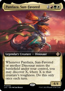 Pantlaza, Sun-Favored (#30) (foil) (extended art)