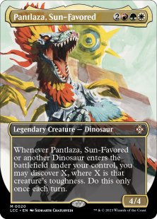 Pantlaza, Sun-Favored (#20) (foil) (borderless)