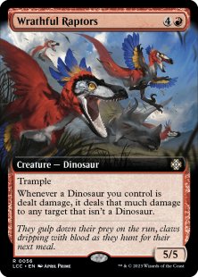 Wrathful Raptors (extended art)