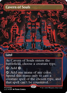 Cavern of Souls (#410e) (Neon Ink) (foil) (borderless)